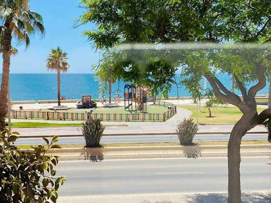 Almirante 1º Linea De Playa Con Parking Appartamento Málaga Spagna